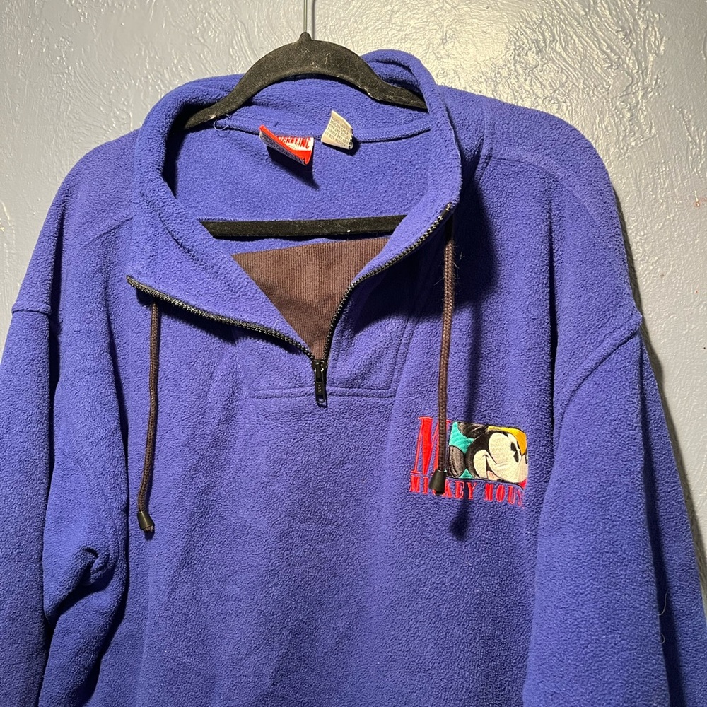 Vintage Mickey Fleece Quarterzip🐭